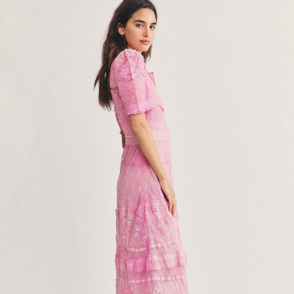 NWT LoveShackFancy Verane Maxi Dress 0 XS